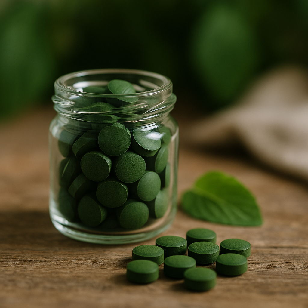 Chlorella tabletki zdrowie detoksykacja odporność naturalnie