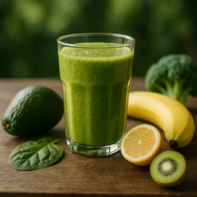 Naturalne smoothie zdrowie witalność i energia każdego dnia