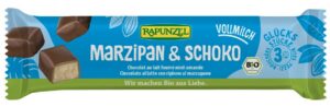 BATONIKI MARCEPANOWE Z MIODEM W CZEKOLADZIE MLECZNEJ BIO 50 g - RAPUNZEL