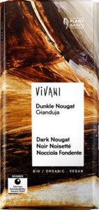 CZEKOLADA GORZKA NUGATOWA BIO 80 g - VIVANI