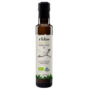 OLEJ KONOPNY TŁOCZONY NA ZIMNO OMEGA-3 BIO 250 ml - EKKO