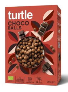 KULKI ZBOŻOWE CZEKOLADOWE BIO 300 g -  TURTLE