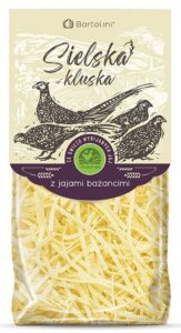 MAKARON (Z JAJAMI BAŻANCIMI SEMOLINOWY) KRAJANKA 250 g - BARTOLINI (SIELSKA KLUSKA)