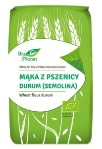 MĄKA Z PSZENICY DURUM (SEMOLINA) BIO 500 g - BIO PLANET