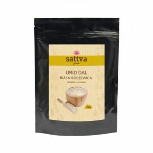 SOCZEWICA BIAŁA ŁUSKANA URID DAL 500 g - SATTVA (FOODS)