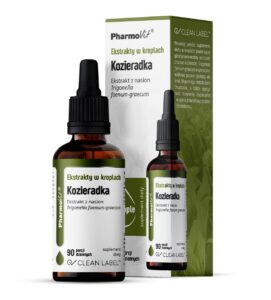 EKSTRAKTY W KROPLACH KOZIERADKA BEZGLUTENOWE 30 ml - PHARMOVIT (CLEAN LABEL)