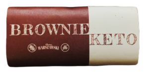 BATON BROWNIE BEZ DODATKU CUKRÓW BEZGLUTENOWY KETO 50 g - WARSZAWSKI