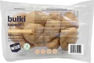 BUŁKI KAJZERKI BEZGLUTENOWE (4 szt.) 240 g - WISO