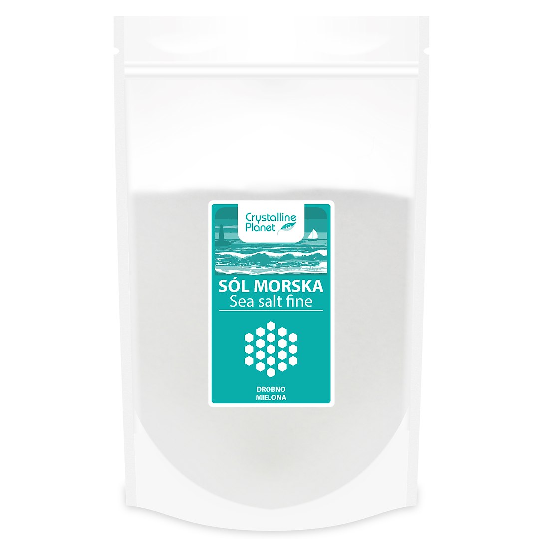SÓL MORSKA DROBNO MIELONA 1 kg - CRYSTALLINE PLANET
