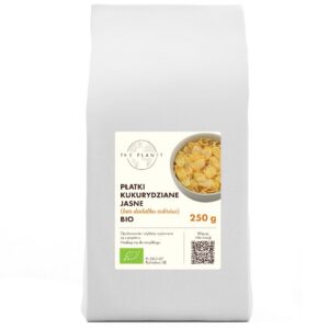 PŁATKI KUKURYDZIANE JASNE BEZ DODATKU CUKRÓW BIO 250 g - THE PLANET