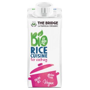 KREM RYŻOWY DO GOTOWANIA BEZ DODATKU CUKRÓW BEZGLUTENOWY BIO 200 ml - THE BRIDGE