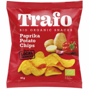 CHIPSY ZIEMNIACZANE PAPRYKOWE BIO 40 g - TRAFO