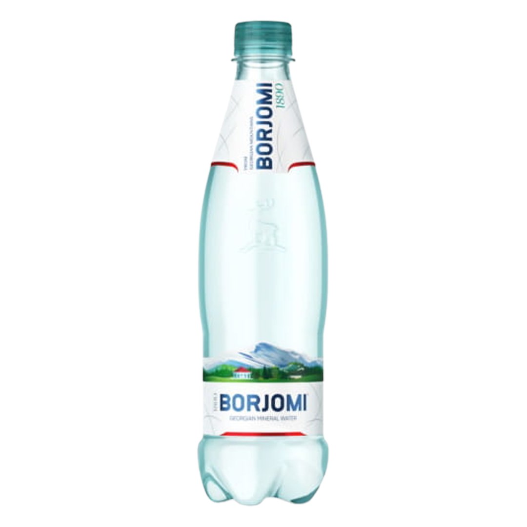 NATURALNA WODA MINERALNA GAZOWANA 500 ml - BORJOMI