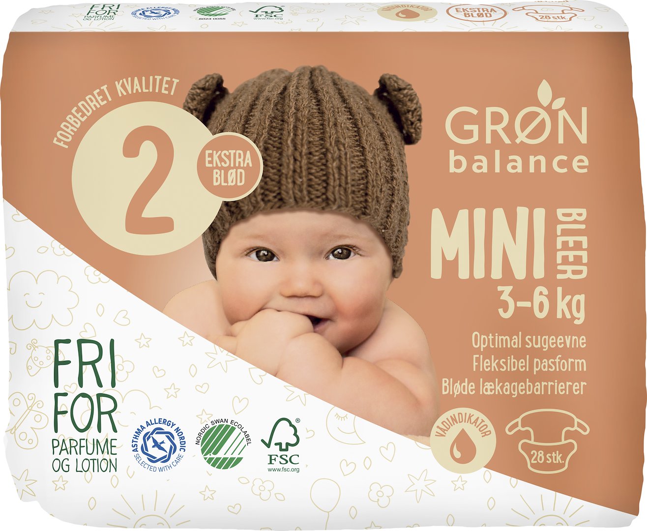 PIELUCHY MINI ECO 3 - 6 kg (28 szt.) - GRON BALANCE