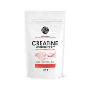 KREATYNA Z WITAMINĄ C O SMAKU TRUSKAWKOWYM 200 g - DIET-FOOD