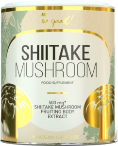 GRZYBY SHIITAKE EKSTRAKT (500 mg) 60 KAPSUŁEK - SO GOOD!