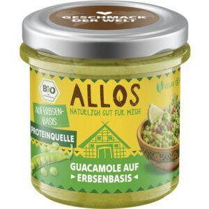 PASTA KANAPKOWA PROTEINOWA W STYLU GUACAMOLE BEZGLUTENOWA BIO 140 g - ALLOS