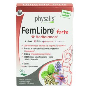 TABLETKI NA MENOPAUZĘ (FEMLIBRE FORTE) 30 szt. - PHYSALIS (HERBALANCE)
