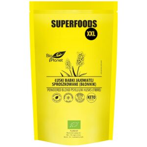 ŁUSKI BABKI JAJOWATEJ SPROSZKOWANE (BŁONNIK) BIO 600 g - BIO PLANET SUPERFOODS