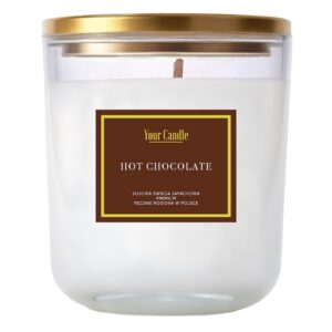 ŚWIECA SOJOWA ZAPACHOWA HOT CHOCOLATE 180 ml - YOUR CANDLE