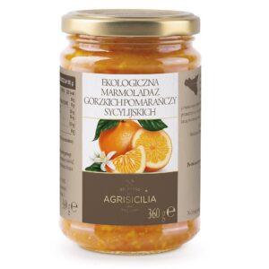 MARMOLADA Z GORZKICH POMARAŃCZY SYCYLIJSKICH BIO 360 g - AGRISICILIA