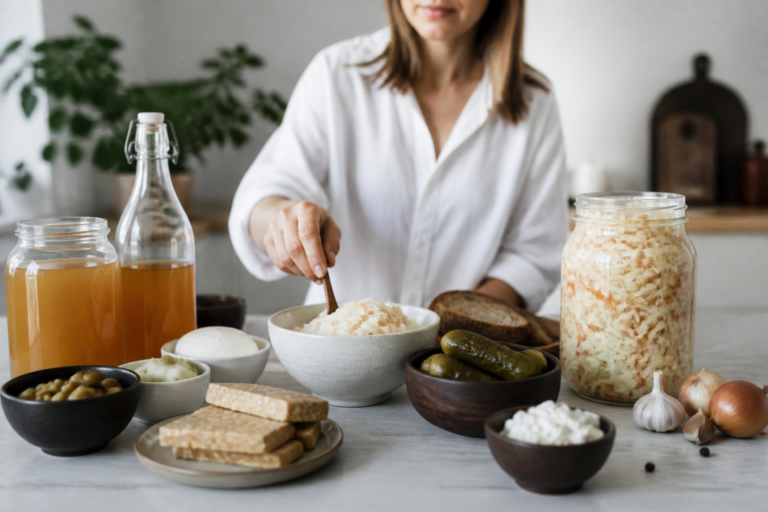 jakie produkty wspierają zdrową mikrobiotę jelitową