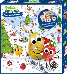 KALENDARZ ADWENTOWY - PRZEKĄSKI BIO 791 g - FRECHE FREUNDE (PRODUKT SEZONOWY)