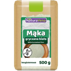 MĄKA GRYCZANA JASNA BEZGLUTENOWA 500 g - NATURAVENA